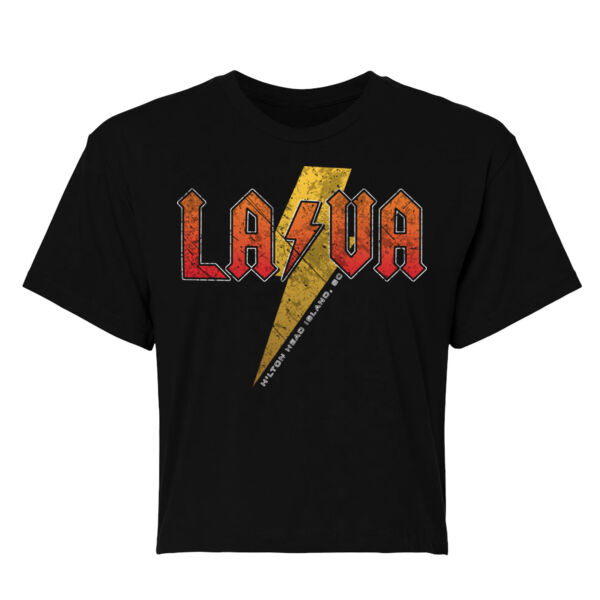 VINTAGE ROCKER - WOMEN'S CROP T-SHIRT - $69SXRA$ Thumbnail